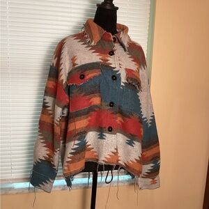 LA MIEL Multicolor Aztec Jacket